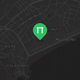Map showing where Lloret de Mar - Calisthenics Park - Playa de Fenals is
