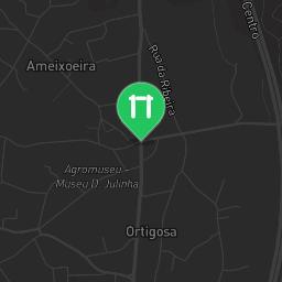 Map showing where Ortigosa - Exercise Stations - Parque da Lagoa is