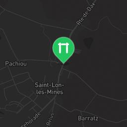 Map showing where Bodyweight training - Saint-Lon-les-Mines - Calisthenics workout is