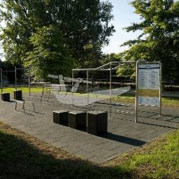 Map showing where Area Fitness Calisthenics - Vimodrone Parco della Martesana is