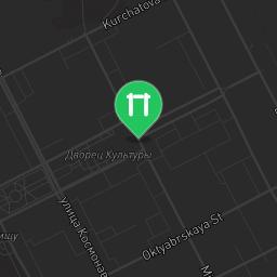 Map showing where Novovoronezh - Street Workout Park - City Plaza is