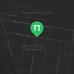 Map showing where Bodyweight fitness - Węgliniec - Calisthenics workout is
