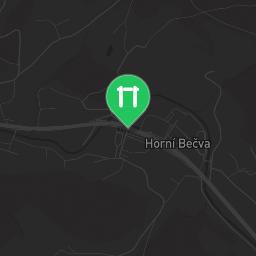 Map showing where Workout Station Přehrada Horní Bečva is