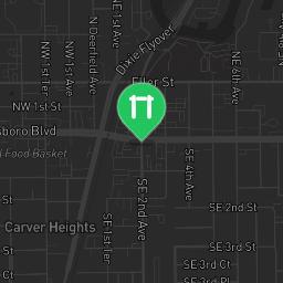 Map showing where Pastor Willie James Ford, Sr. Linear Park - Deerfield Beach, FL - National Fitness Campaign is