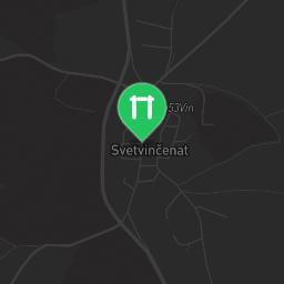 Map showing where Outdoor Gym Svetvinčenat is