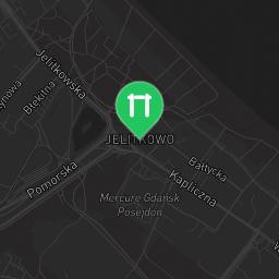 Map showing where Przymorze Wielkie - Outdoor Crossfit Exercise Stations - Jantarowa is