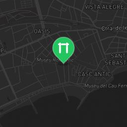 Map showing where Sitges - Calisthenics Park - Parc de Can Robert is