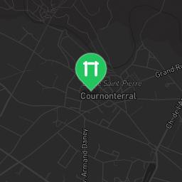 Map showing where Cournonteral - Parc Street Workout is