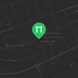 Map showing where Aginskoe - Fitness Park - 687000 is