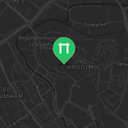 Map showing where Chrudim - Street Workout Park - Czech Republic is