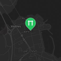 Map showing where Vestnes - Outdoor Exercise Park is