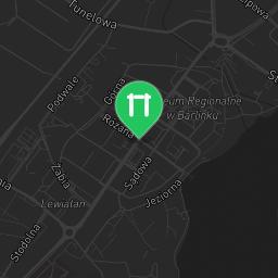 Map showing where Outdoor fitness - Barlinek - Calisthenics workout is