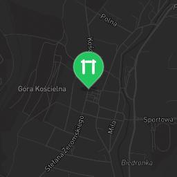 Map showing where Outdoor Fitness Mieroszów is