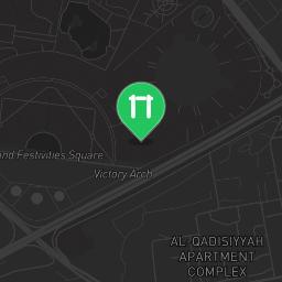Map showing where Outdoor Fitness Baghdad is