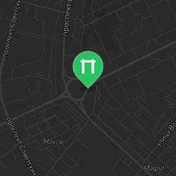 Map showing where Outdoor workout - Arkhangelsk - Calisthenics workout is