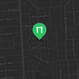 Map showing where Adelaide - Outdoor Fitness Park - Adelaide is