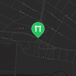 Map showing where Outdoor Fitness Tiszakécske is