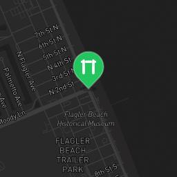 Map showing where Public gym park - Flagler Beach - Calisthenics workout is