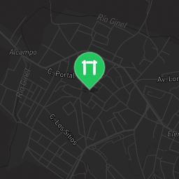 Map showing where Bodyweight gym - Fuentes de Ebro - Calisthenics workout is