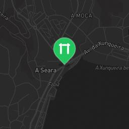 Map showing where Outdoor Fitness Moaña is