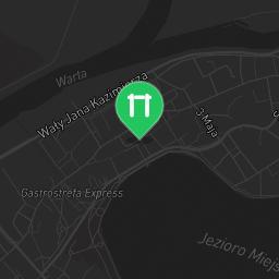Map showing where Outdoor gym - Międzychód - Calisthenics workout is