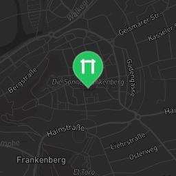 Map showing where Calisthenics Park Frankenberg is