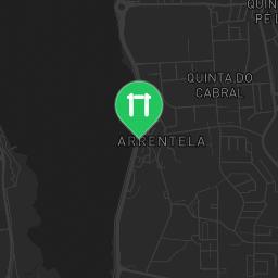 Map showing where Arrentela - Calisthenics Park is
