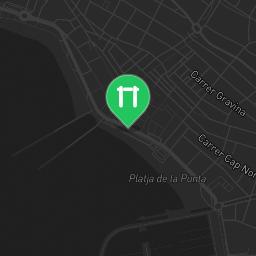 Map showing where Roses Calisthenics Park is