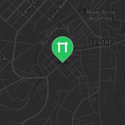 Map showing where Alcoi / Alcoy - Street Workout Park - Carrer Oliver is