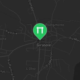 Map showing where Outdoor Gym Girasole is