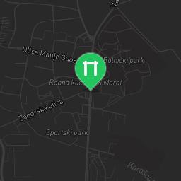 Map showing where Novi Marof - Outdoor Gym - Sportski Park is