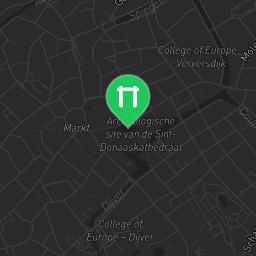 Map showing where Outdoor Fitness Bruges is