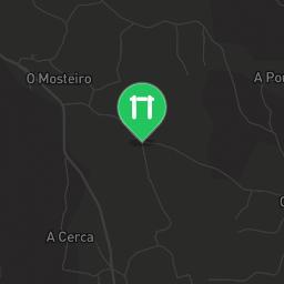 Map showing where Tomiño - Street Workout Park - Estrada do Mosteiro is