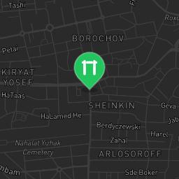 Map showing where Givatayim - Street Workout Park - Shufersal Express is
