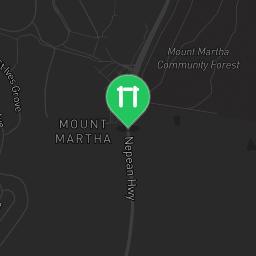 Map showing where Dunns Rd Reserve fitness trail is