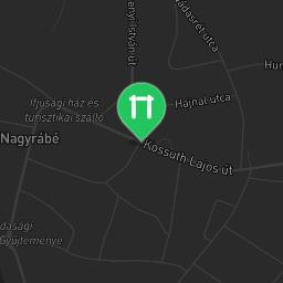 Map showing where Street Workout Park Nagyrábé is
