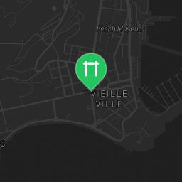 Map showing where Outdoor Gym Ajaccio is