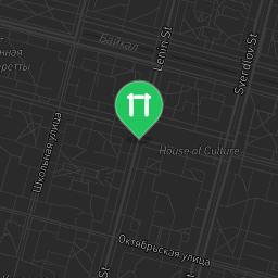 Map showing where Public gym park - Zheleznogorsk - Calisthenics workout is