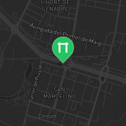 Map showing where Valencia - Outdoor Gym - Favara is