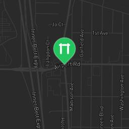 Map showing where Fitness Court Jackson Park - Calisthenics Park Berkeley, MO - National Fitness Campaign is