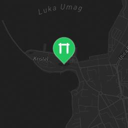 Map showing where Outdoor Gym Umago is