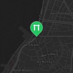Map showing where Calisthenics Facility - İzmir - Outdoor Fitness Park is