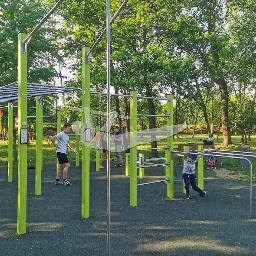 Map showing where Outdoor gym at Percorso vita Lainate is