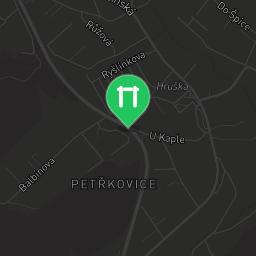 Map showing where Ostrava-Petřkovice - Street Workout Park - Workout Club is
