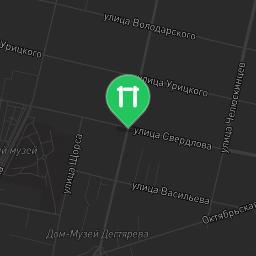 Map showing where Outdoor Gym Ковров is