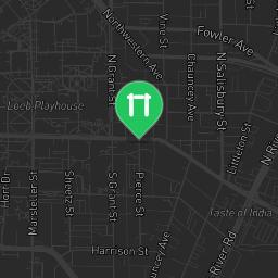 Map showing where La Fayette - Indiana - Calisthenics Park - W Wood Street is