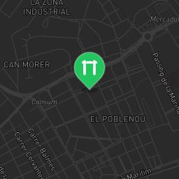 Map showing where Barcelona - Nova Icaria Fitness Natural - Sant Martí is