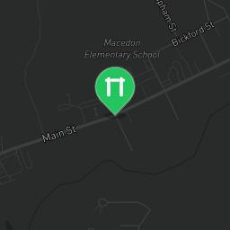 Map showing where Macedon - Calisthenics Equipment - Elementary School is
