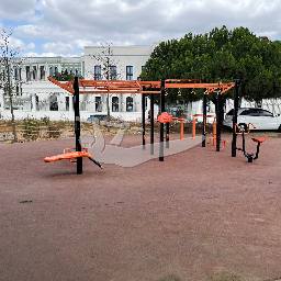 Calisthenics spot Exercise park near ferry terminal