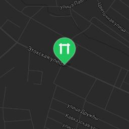 Map showing where Essentuksky - Street Workout Park - Домбай is